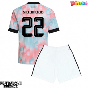 Belgie Alexis Saelemaekers #22 Dětské Venkovní dres komplet MS 2026 Krátký Rukáv (+ trenýrky)